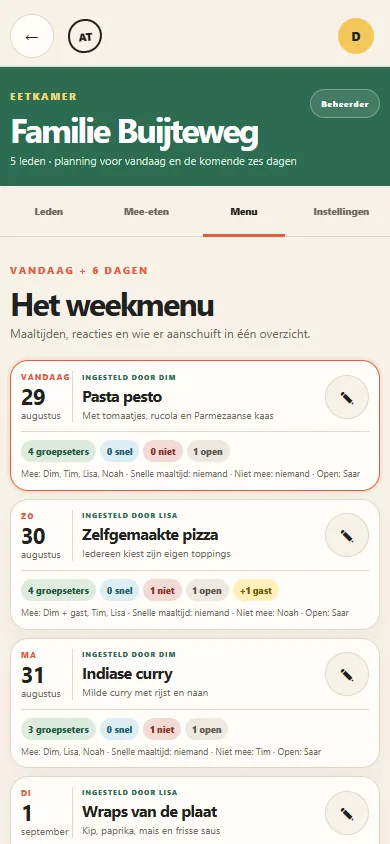 Beeld uit Aan Tafel, beeld 1