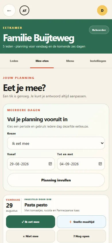 Beeld uit Aan Tafel, beeld 2