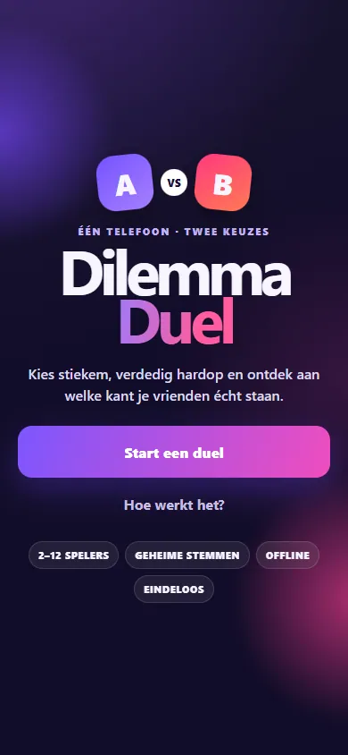 Beeld uit Dilemma Duel, beeld 1