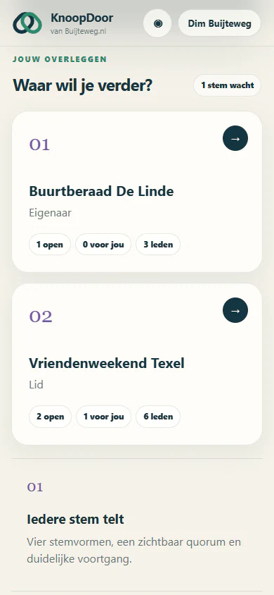 Beeld uit KnoopDoor, beeld 1