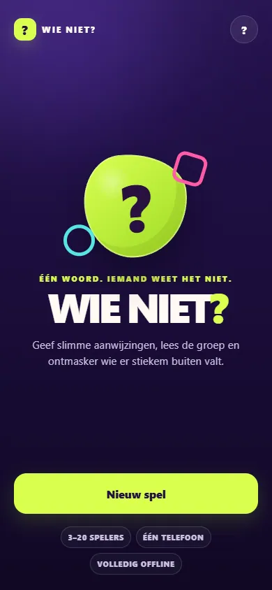Beeld uit Wie Niet?, beeld 1