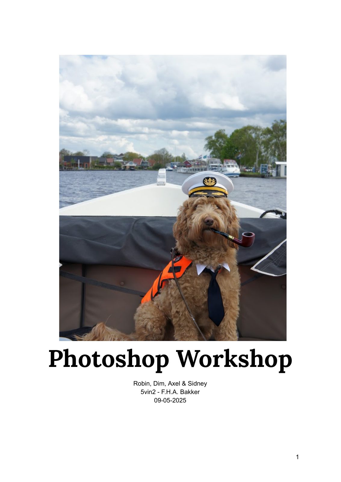 Photoshop workshop · Handout, pagina 1