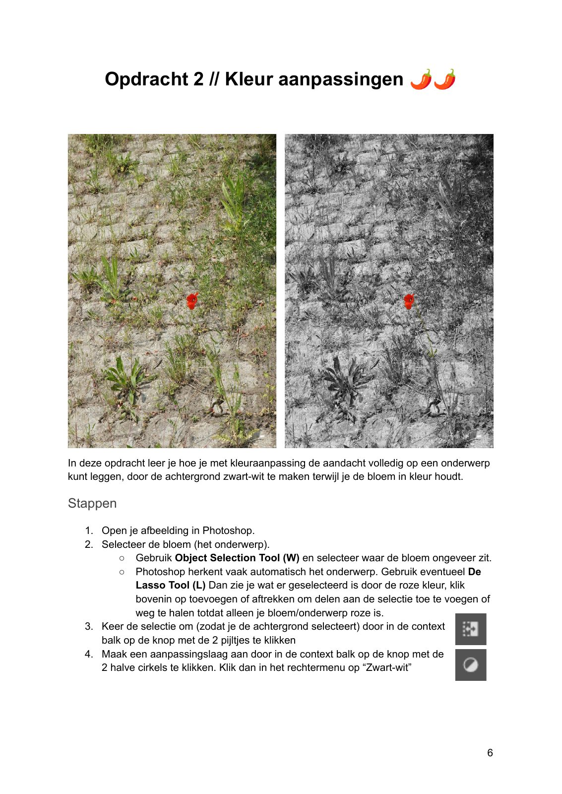 Photoshop workshop · Handout, pagina 6