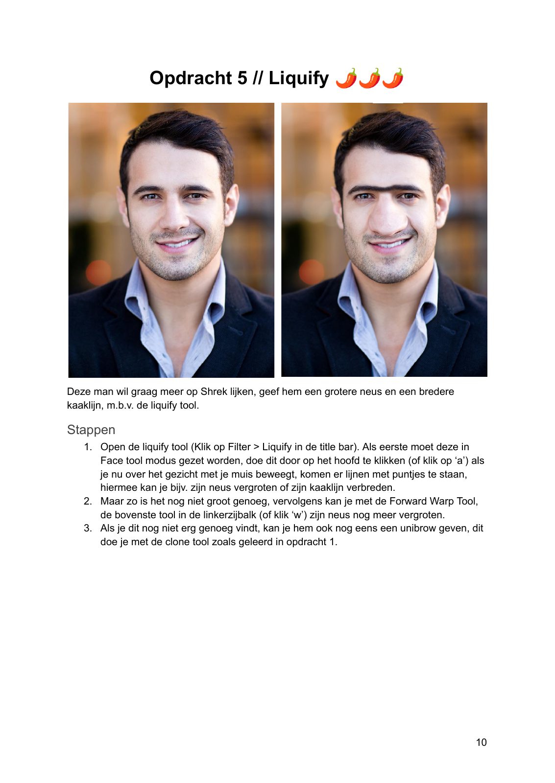 Photoshop workshop · Handout, pagina 10
