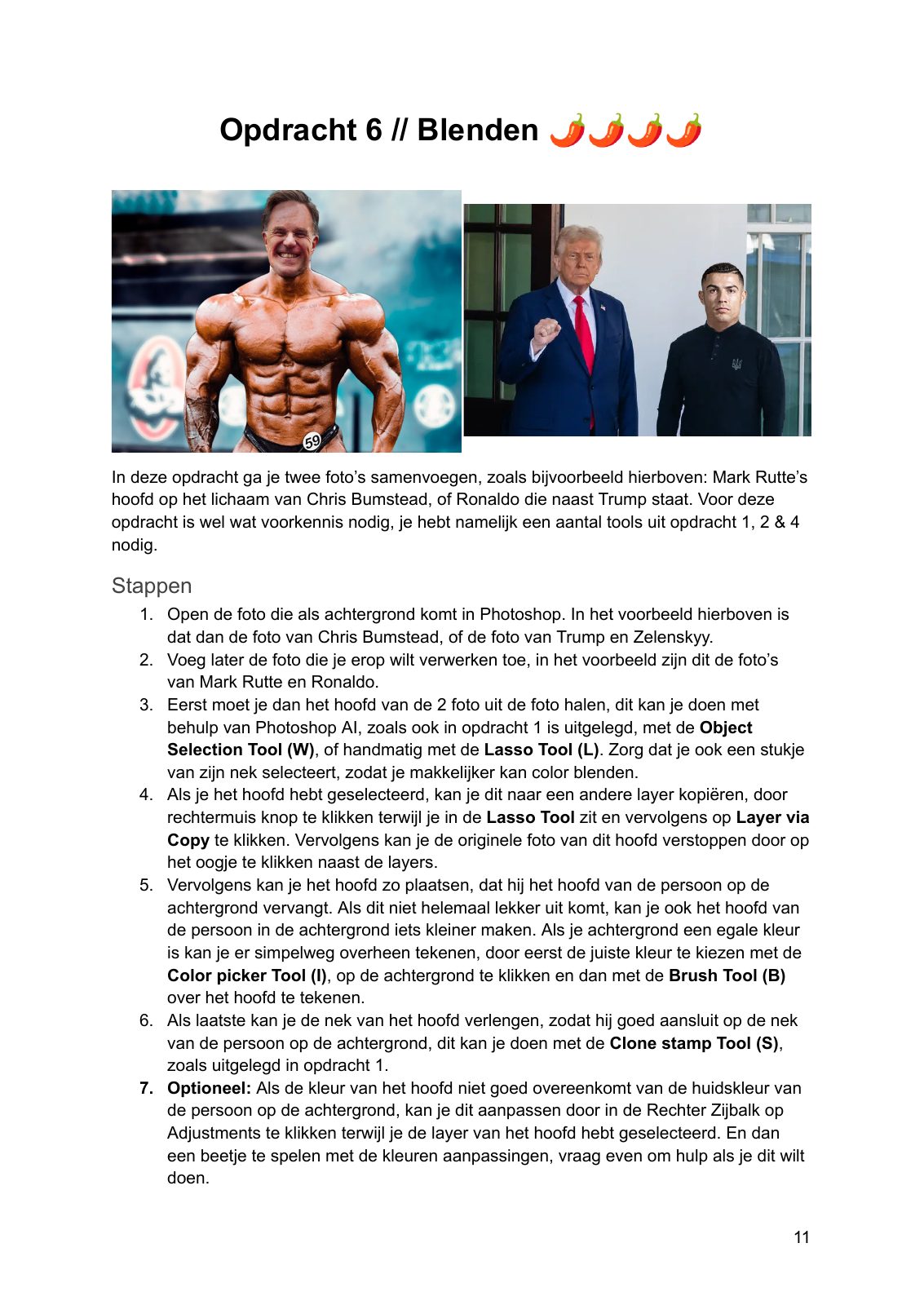 Photoshop workshop · Handout, pagina 11
