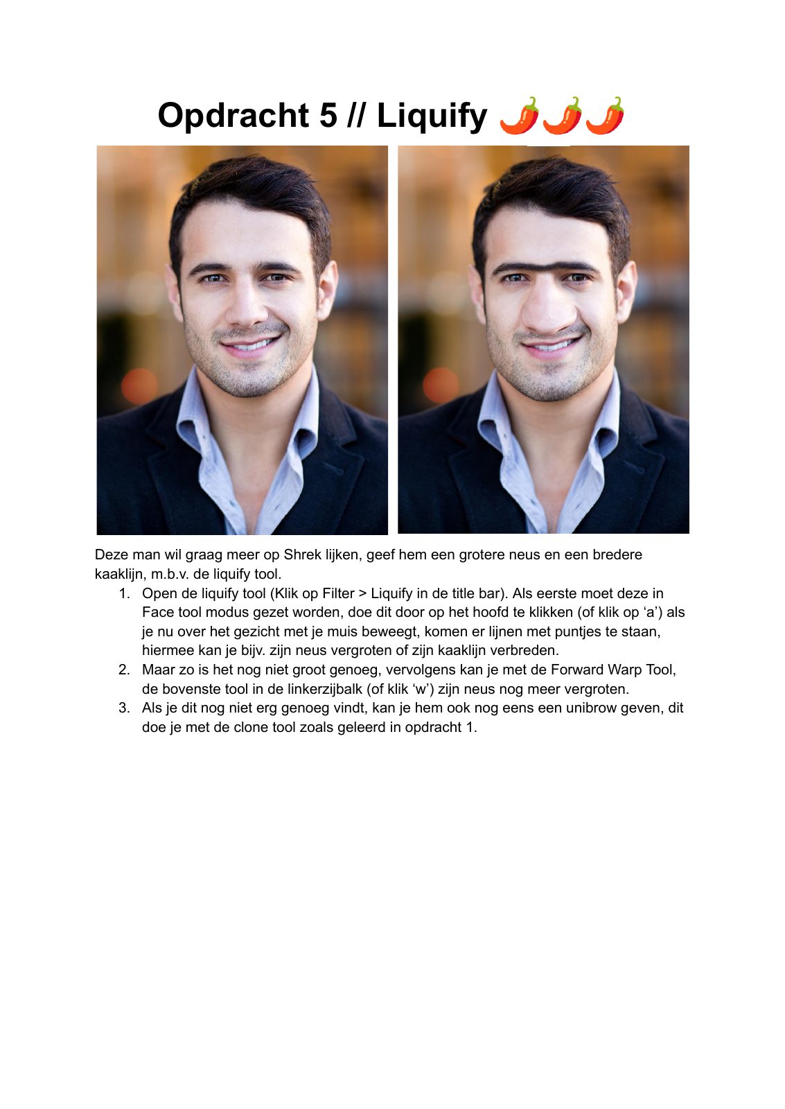 Photoshop opdracht 05, pagina 1