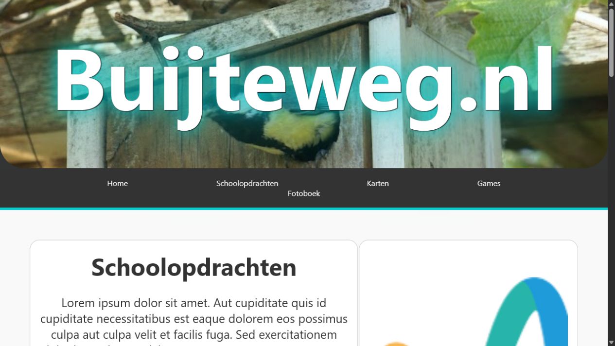 Homepage van Buijteweg.nl V2
