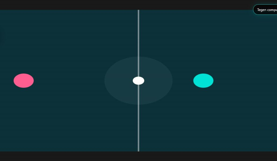 Screenshot van Air Hockey