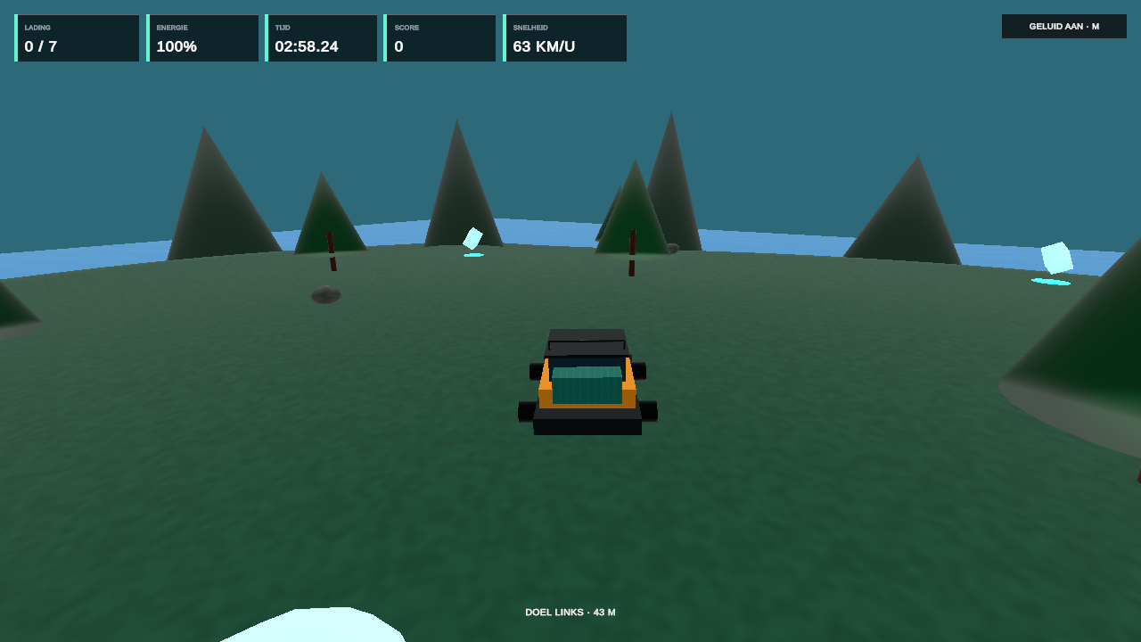 Screenshot van Crystal Courier 3D