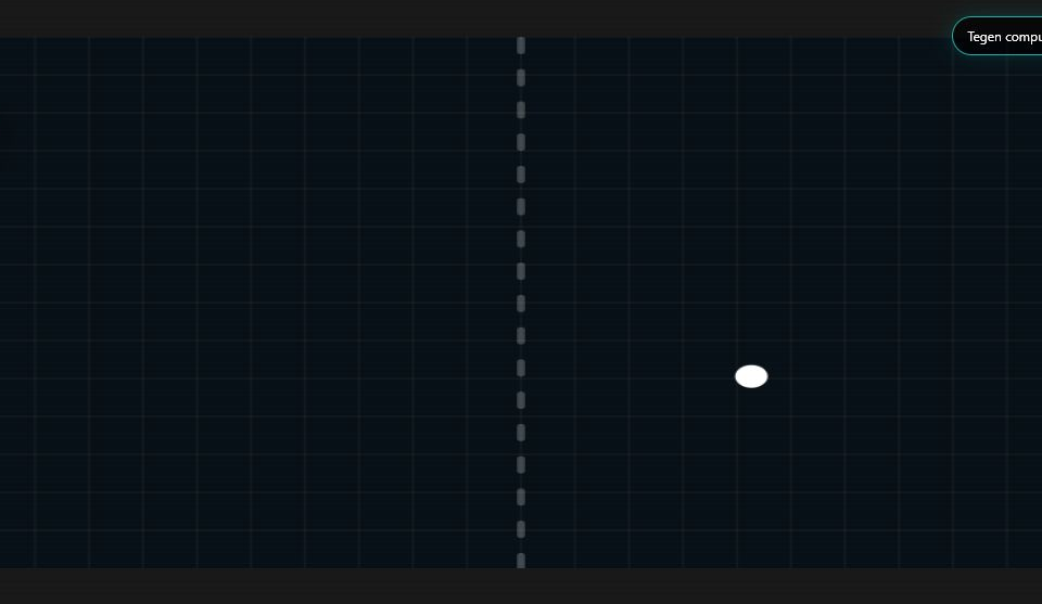 Screenshot van Super Pong